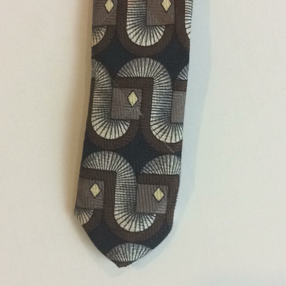 Vintage Robert Talbott Studio Necktie Geometric - image 4